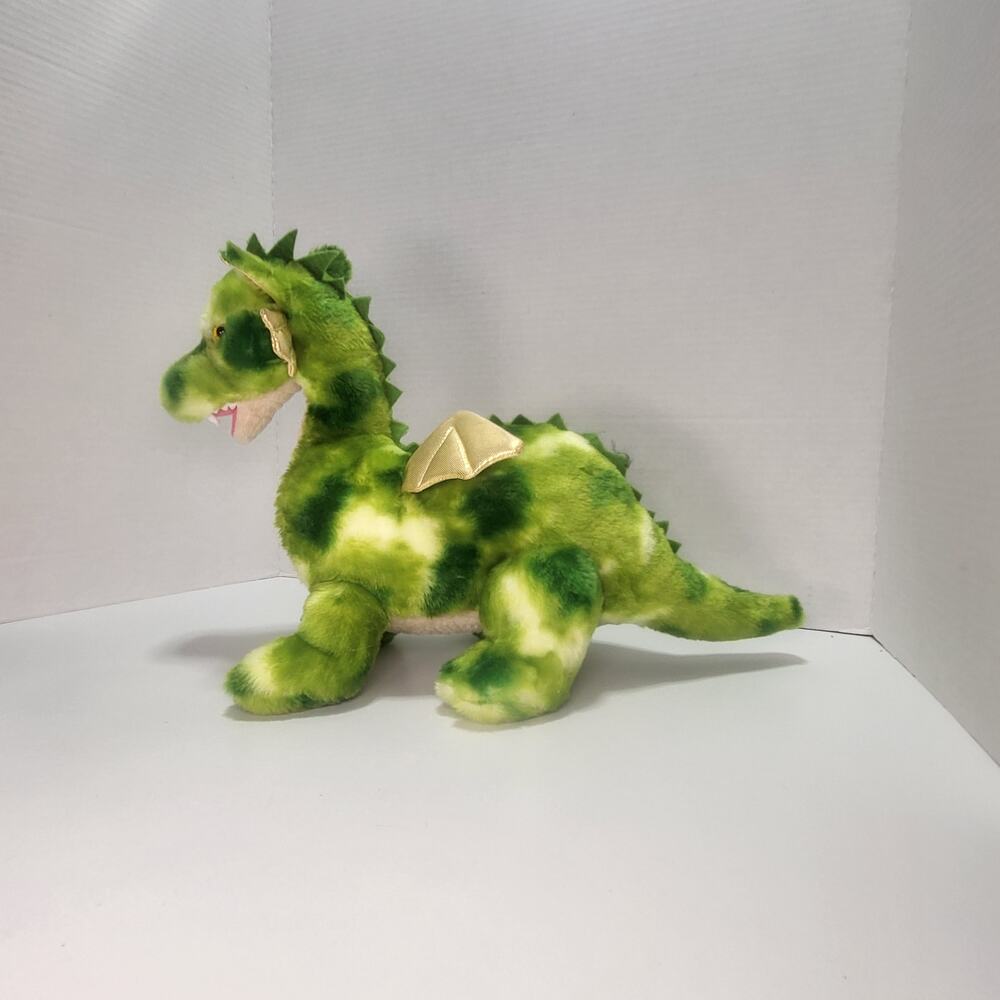 Vollenth The Green Dragon Stuffed Dinosaur Toy 18" Aurora Ferocious Dinos - Picture 8 of 10